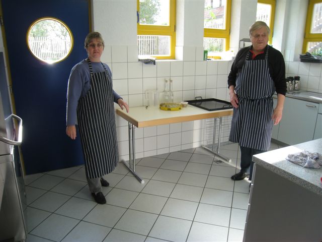 Mitarbeiter in der Küche